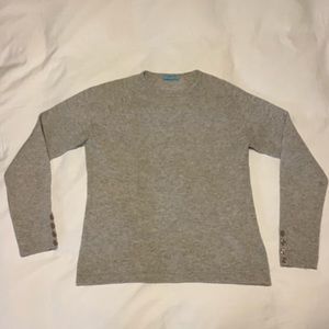 J.McLaughlin Grey Cashmere Jamey Sweater
